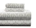 Flannel 170 Gsm Sheet Settwin Xl Paisley. Fixed Price $74.46.