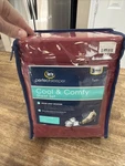 Serta Perfect Sleeper Cool & Comfy Burgundy Twin Sheet Set Extra Wide Boxer New. Fixed Price $16.00.