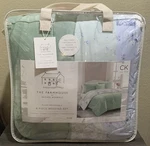 Farmhouse Rachel Ashwell Plush Green/blue Floral Cal King Comforter Set W/sheets. Fixed Price $99.99.