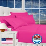 Celine Linen Luxurious Bed Sheets Set On Retailer 1800 Premier Hotel Quality. Fixed Price $47.98.
