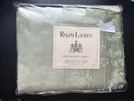 Vintage Nos Ralph Lauren King Flat Sheet Fairchild Willow 100% Cotton Sateen. Fixed Price $166.50.