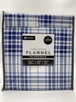Members Mark 100% Cotton 4PC Flannel Sheets Set Blue Plaid Twin. Fixed Price $49.99.