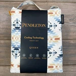 Pendleton Queen Peak Canyon Cooling Sheet Set Blue Geometric Southwestern New. Fixed Price $79.00.