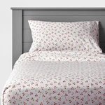 Pillowfort Queen Cherry Microfiber Sheet Set Kids New. Fixed Price $20.00.