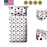 Disney Mickey Mouse 4-PIECE Ultra-soft Sheet Set Perfect For Cozy Kids' Rooms. Fixed Price $59.99.