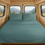 Non Sticky Cotton 4 Piece Premium Egyptian Rv Short Queen Sheet Set 15. Fixed Price $59.76.