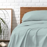 Carressa Linen 800TC Egyptian Cotton Twin Sheet Set Seafoam Green 3PC Deep Pocke. Fixed Price $103.79.