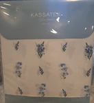 Kassatex Fine Linens King Set 100% Cotton Percale 300TC Floral. Fixed Price $92.75.