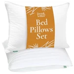 Fern And Willow Premium Queen Size Bed Pillows - Set Of 2, 28"X20" Luxurious. Fixed Price $84.06.