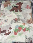 Vintage 1985 Pound Puppies Twin Flat Sheet Only Tonka Corporation. Fixed Price $20.00.