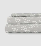 Ienjoy Home Gray Floral Premium Ultra Soft 3-PIECE Twin' Size Sheet Set. Fixed Price $18.09.