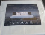 Serene Sleep 1000 Thread Count 4-PC Sheet Set, Light Gray Queen. Fixed Price $59.99.