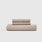 Nwt Quince European Linen Fitted Set 3 Piece King Toffee Msrp $144. Fixed Price $109.99.