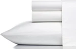 Queen Cotton Percale Sheets Set - Crisp & Cool White Bedding. Fixed Price $112.99.