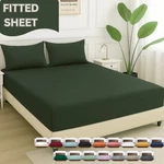 Luxury Bed Sheets 16" Extra Deep Pocket Fitted Mattress Cover Queen King. Fixed Price $13.49.