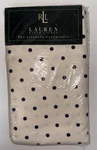 Ralph Lauren Barrymore Polka Dot Navy Blue Cream Standard Pillowcases Nip 450TC. Fixed Price $119.99.