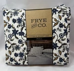 Frye And Co. Full Set 4 Piece Blue Floral Pattern *T9. Fixed Price $26.99.