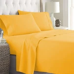 Super Soft 1200 Thread Count Egyptian Cotton 4 Pcs Sheet Set Solid/stripe Colors. Fixed Price $87.77.