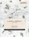 Laura Ashley Queen Sheet Set Merry Mistletoe Blue 4PC Cottage Holiday Farmhouse. Fixed Price $62.99.
