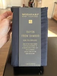Modavari Rayon From Bamboo King Pillowcases Navy 2-PACK 20X41IN. Fixed Price $20.00.