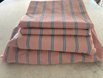 Vtg Ralph Lauren Striped Queen Sheet Set 4PC Crisp Percale (not Deep Fitted). Fixed Price $49.99.