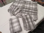 Ugg Queen Cotton/flannel Gray Plaid Flat Sheet + 2 Matching Standard Pillowcases. Fixed Price $39.99.