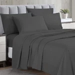 Cathay Home 4 Pcs Sheet Set, Queen, Gray. Fixed Price $30.84.