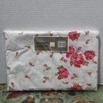 Nos Vintage Stevens Utica Double Flat Sheet Floral Roses Cottage Grandma Cotton. Fixed Price $24.00.