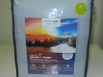 Madison Park Heiq Smart Temperature Regulating King Sheet Set Light Gray. Fixed Price $79.99.