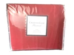 Charter Club Luxe 100% Cotton Flannel 4 Piece Sheet Set Solid Red King $180. Fixed Price $64.99.