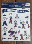 Ncaa Arizona Wildcats Family Decals Sheet. Fixed Price $8.99.