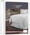 Superity 100% Cotton Flat Sheet White. Fixed Price $33.99.