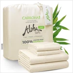 Cariloha Aloha Soft 100% Organic Bamboo Viscose 4PIECE King Se.... Fixed Price $171.88.