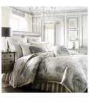 Bloomingdale's 1872 Antoinette King Quilted COVERLET+2EURO Shams Dec. Pillow. Fixed Price $350.00.