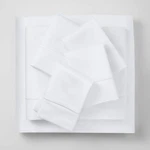Threshold Signature 1000 Thread Count 6-PIECE Full Bed Sheet Set White Solid. Fixed Price $64.92.