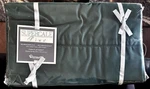 Nip Wamsutta Forest Green Twin Flat Sheet 66" X 96 Supercale Plus 200 Thread. Fixed Price $21.00.