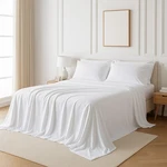 Non Sticky Cotton Premium 6 Piece Egyptian Fitted King Sheet Set Hotel. Fixed Price $65.06.