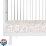 Makemake Organics Gots Certified Cotton Fitted Crib Sheet Soft Breath. Fixed Price $47.00.