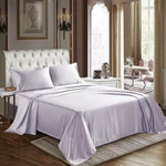 Cozylux Satin Queen Size - 4 Piece Taro Purple Bed Set With Silky M. Fixed Price $40.59.