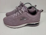 Skechers Women's 9.5 Wife Fit Memory Foam Sneakers. Gray Purple Excellent Cond. Fixed Price $21.88.