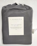 Casaluna Queen Size 300 Tc Count Temperature Balancing Dark Grey Sheet Set. Fixed Price $65.99.