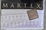 French Farmhouse Martex Danielle Lace Lilac 200 Luxury Percale Queen Sheet Set. Fixed Price $79.95.