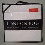 London Fog Queen 6 Piece Bedsheet Set White Luxurious And Soft Polyester. Fixed Price $38.95.