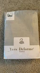 Yves Delorme Paris Ppresent Platine Fitted Sheet 74X84IN. Fixed Price $128.74.