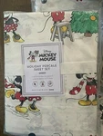Pottery Barn Kids Teen Disney Mickey Mouse Holiday Queen Sheet Set Cotton. Fixed Price $189.99.