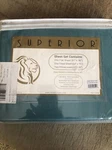 4-PC Full Teal Superior 1500 Series Rayon From Bamboo Microfiber Sheet Set. Fixed Price $30.00.