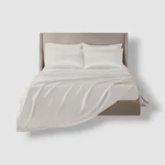 Madison Park Essentials White Satin Luxury 6-PC. Sheet Set, King. Fixed Price $16.20.