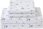 Softan Floral Queen Set Purple Flower Bed Printed Size - 4 Pi. Fixed Price $36.34.