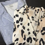 2 Soma Pajama Top Womens Animal Print Star Button Long Sleeve Pjs Sleep Shirts. Fixed Price $29.99.