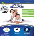 Rv Short Queen Mattress Protector (60" WX75 L) Waterproof Zippered Encasement Hy. Fixed Price $59.99.